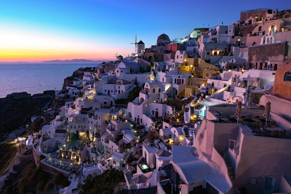 Romantic getaways for couples - Santorini, Greece